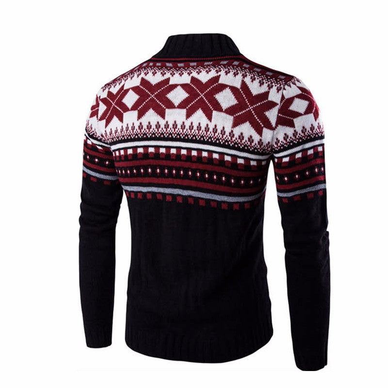 Herre Trøjer Snowflake Tyk Sweater