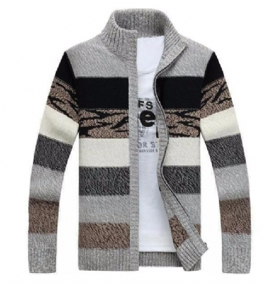 Herre Trøjer Strikket Sweater Cardigan