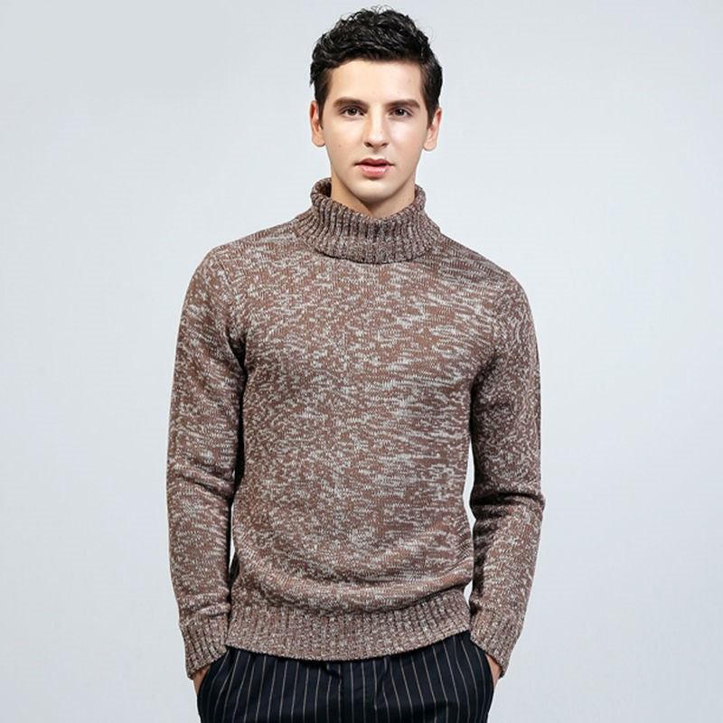 Herre Trøjer Turtle Neck Tyk Akryl Sweater