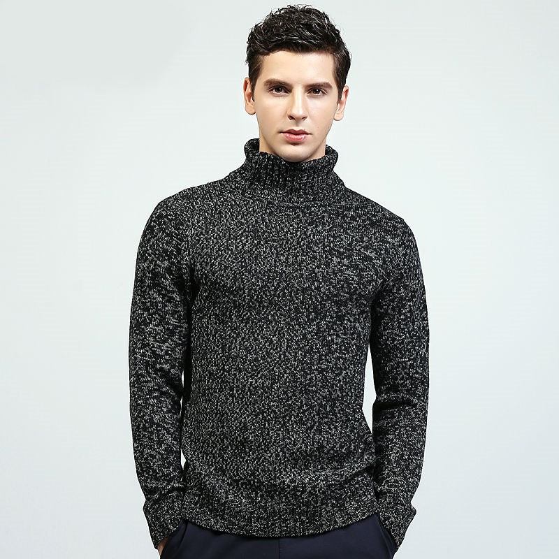 Herre Trøjer Turtle Neck Tyk Akryl Sweater