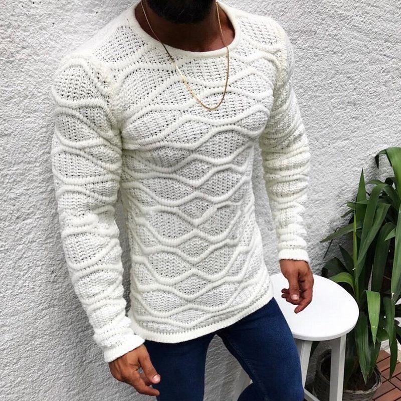 Trøjer Herre Curl Tynd Sweater