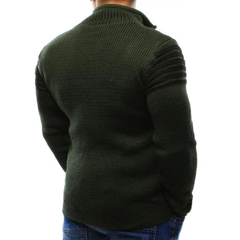 Trøjer Herre Krave Lynlås Hul Hedging Sweater