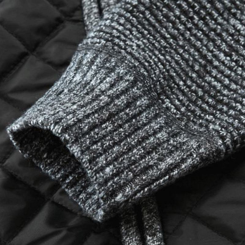 Trøjer Herre Packwork Warm Zipper Sweater