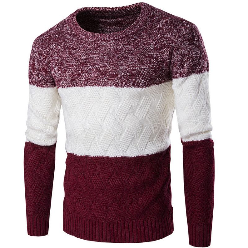 Trøjer Herre Uld Tyk Sweater