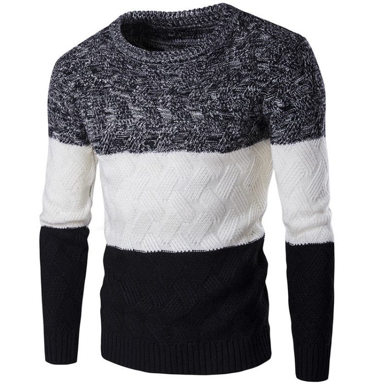 Trøjer Herre Uld Tyk Sweater