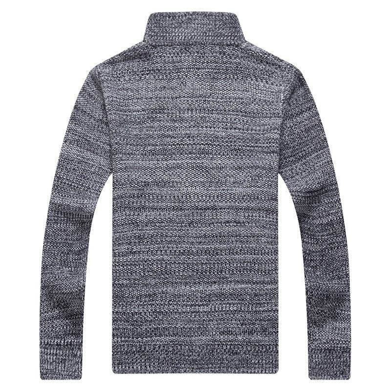 Trøjer Herre Ungdomsstandkrave Casual Sweater