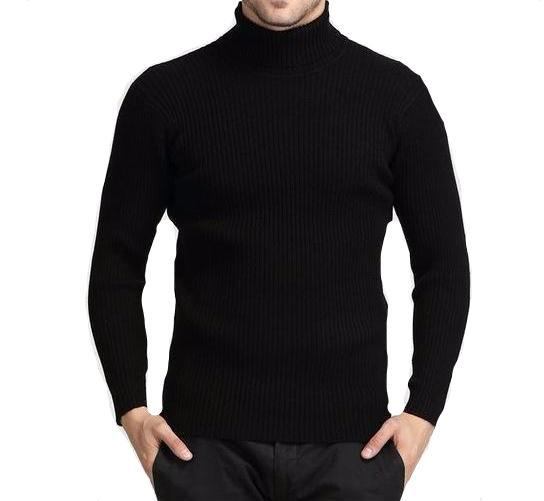 Trøjer Herre Vinter Tyk Varm 100% Cashmere Sweater