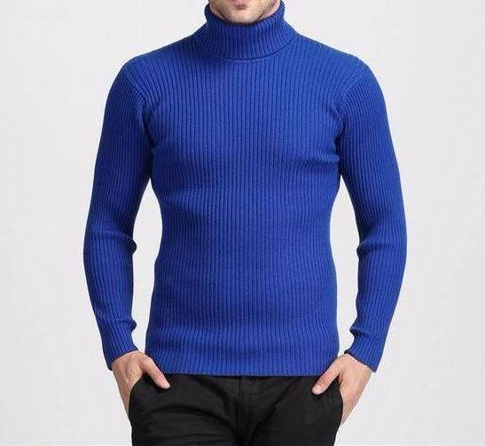 Trøjer Herre Vinter Tyk Varm 100% Cashmere Sweater