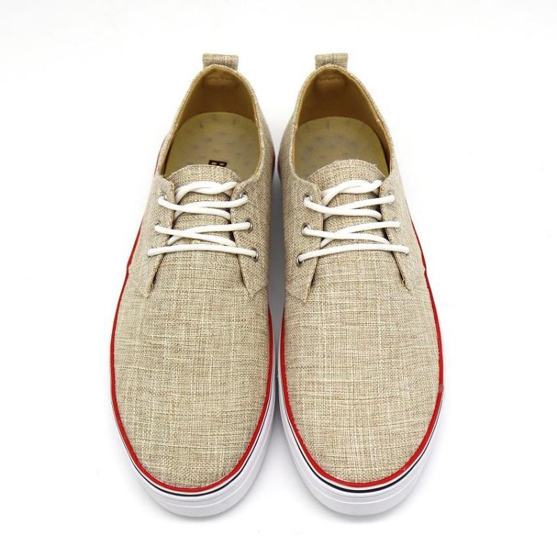 Canvas Linen Flats Casual Sko