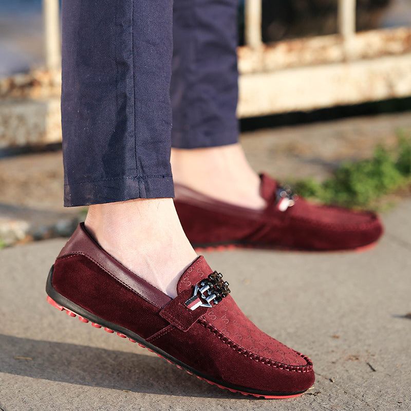 Casual Sko Herre Trendy Slip-on Loafers I Læder