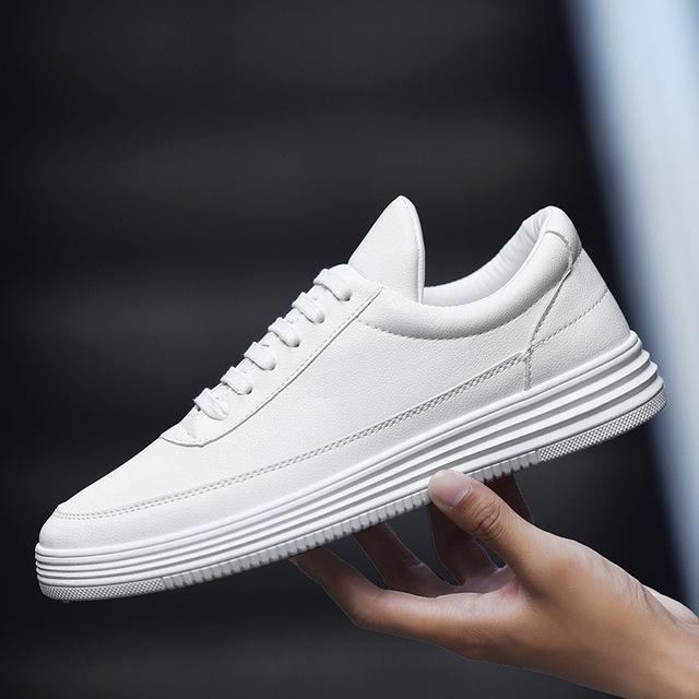 Herre Casual Sko Casual Læder Tenis Sneakers