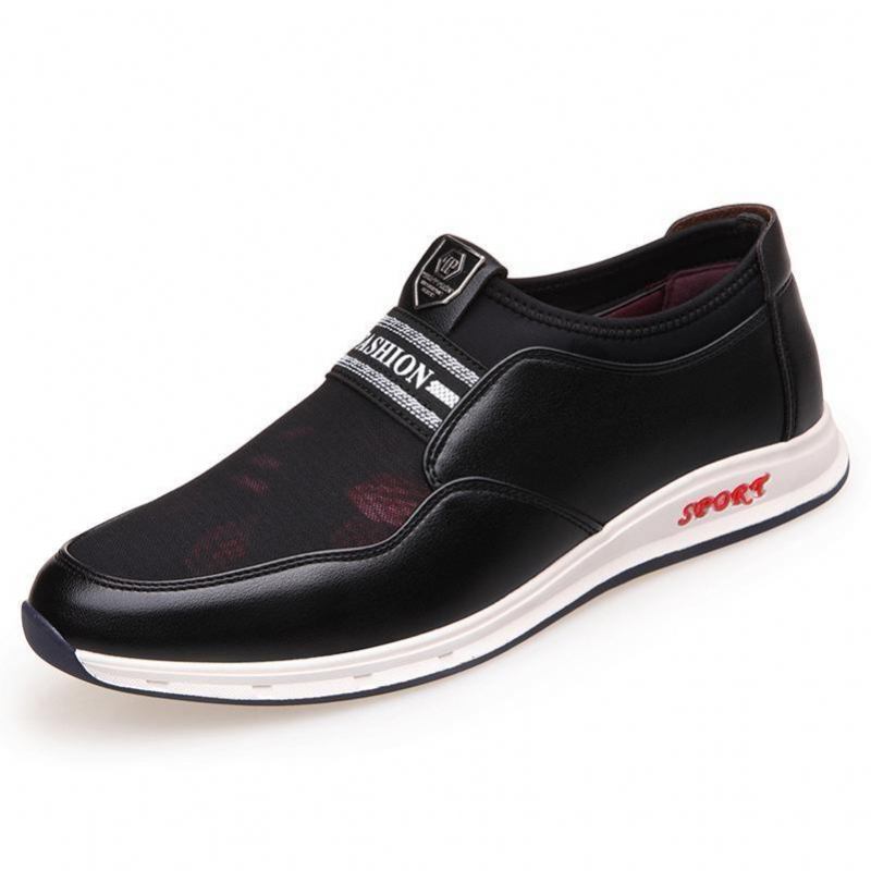 Herre Casual Sko Microfiber Læder Mode Slip-on Sko