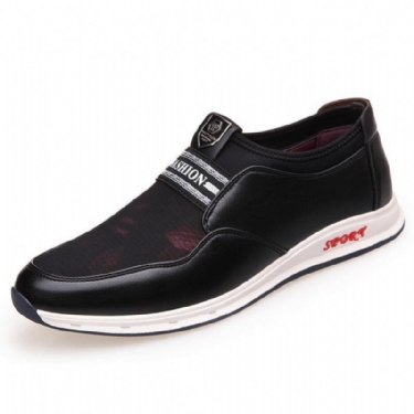 Herre Casual Sko Microfiber Læder Mode Slip-on Sko