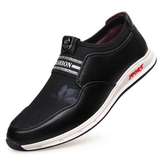 Herre Casual Sko Microfiber Læder Mode Slip-on Sko