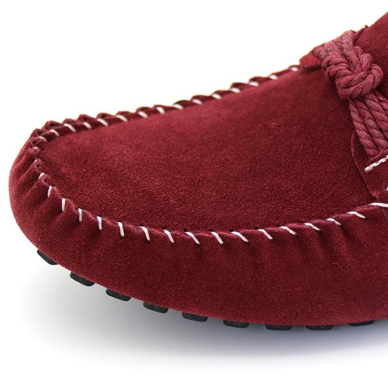 Herre Casual Sko Minimalistiske Soft Knot Loafer Flade Sko