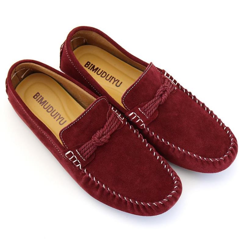 Herre Casual Sko Minimalistiske Soft Knot Loafer Flade Sko