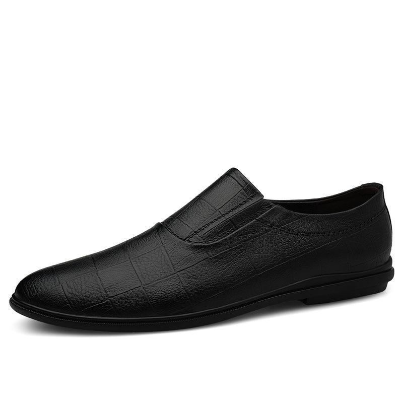 Herre Casual Sko Slip Loafers I Læder