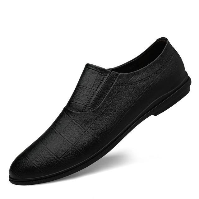 Herre Casual Sko Slip Loafers I Læder