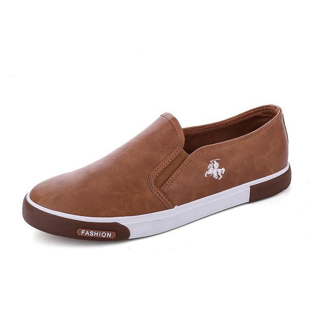 Læder Casual Sko Herre Flats Loafers