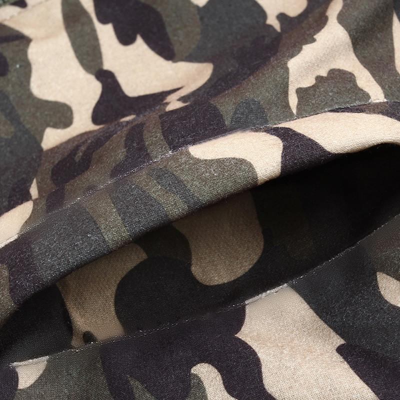 Hættetrøjer Herre Vinter Tyk Fleece Camo Hættetrøje