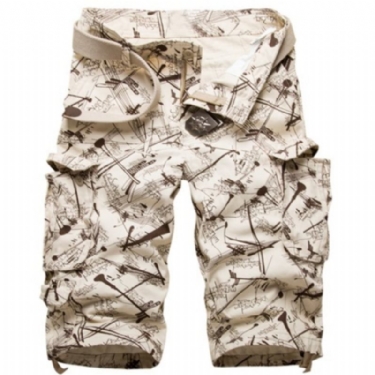 Bomuld Camouflage Cargo Shorts