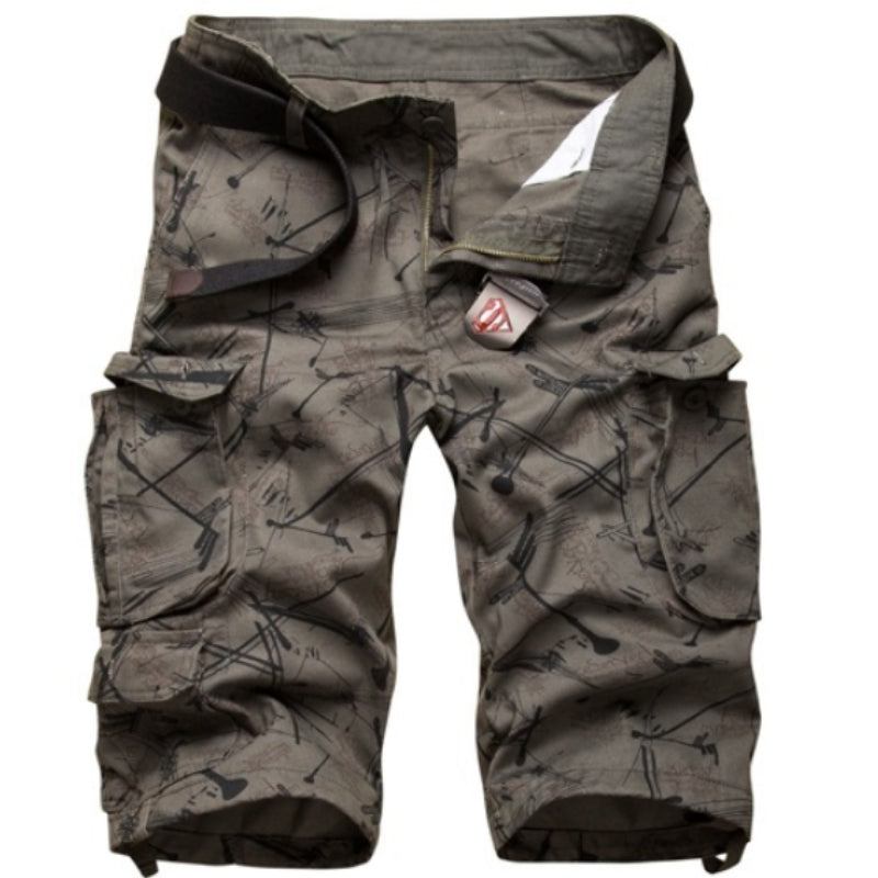 Bomuld Camouflage Cargo Shorts