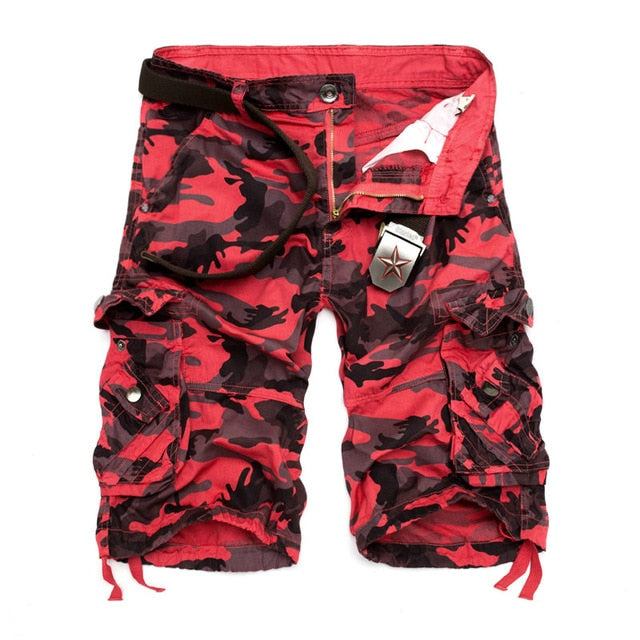 Bomuld Camouflage Cargo Shorts