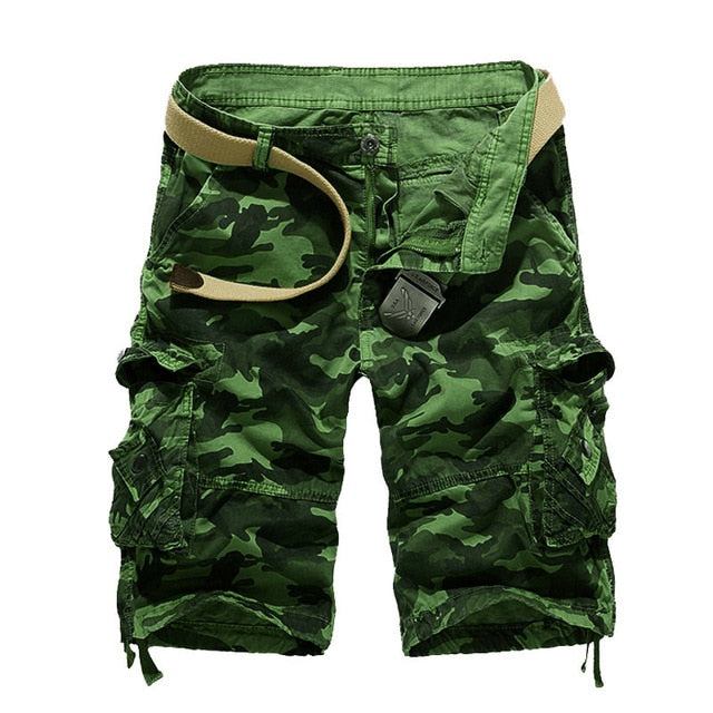 Bomuld Camouflage Cargo Shorts