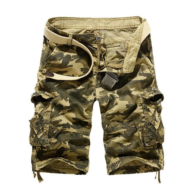 Bomuld Camouflage Cargo Shorts