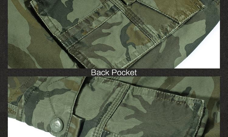 Camouflage Cargo Shorts