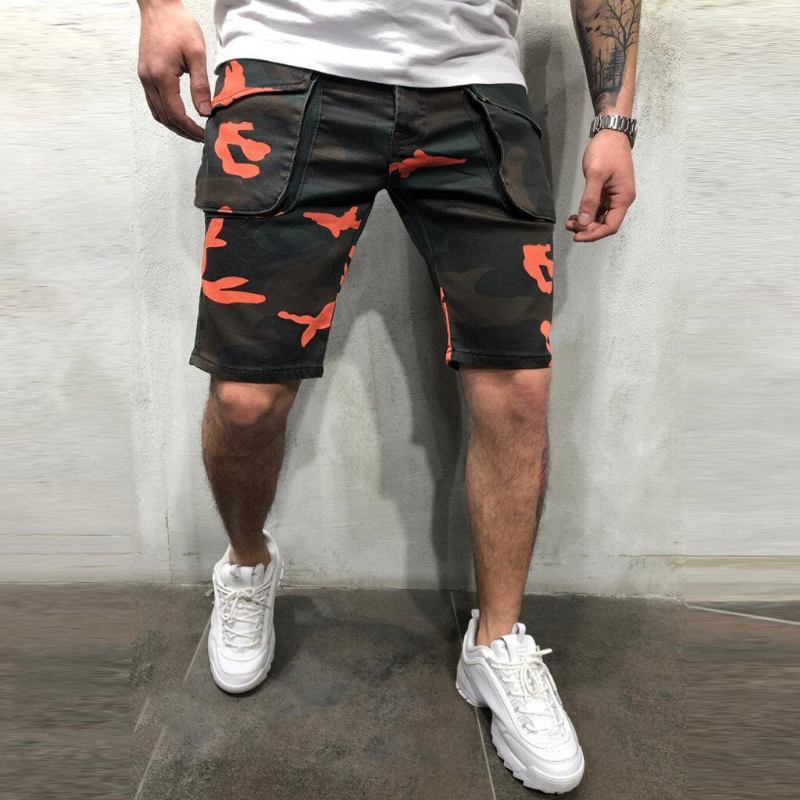 Camouflage Multi-pocket Shorts