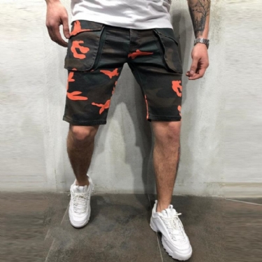 Camouflage Multi-pocket Shorts