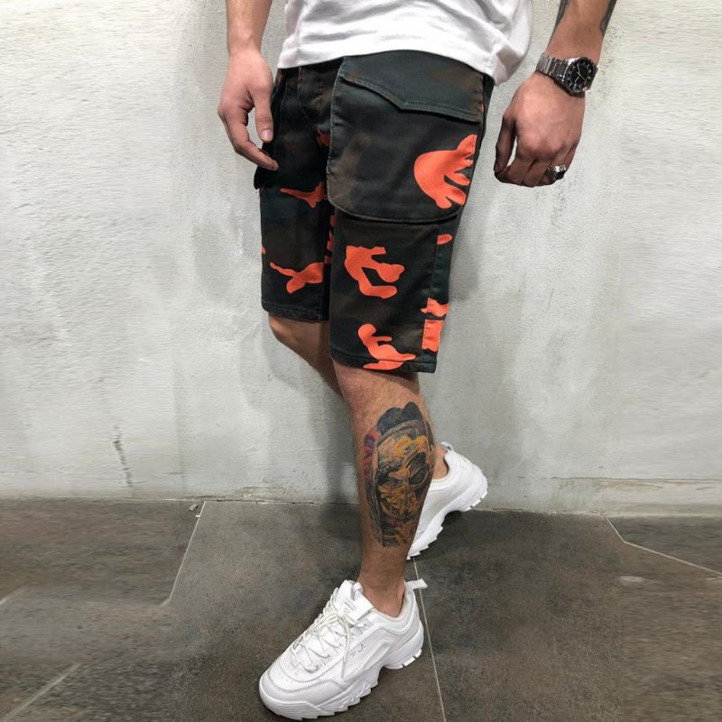 Camouflage Multi-pocket Shorts