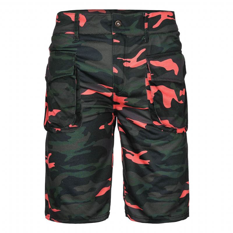 Camouflage Multi-pocket Shorts