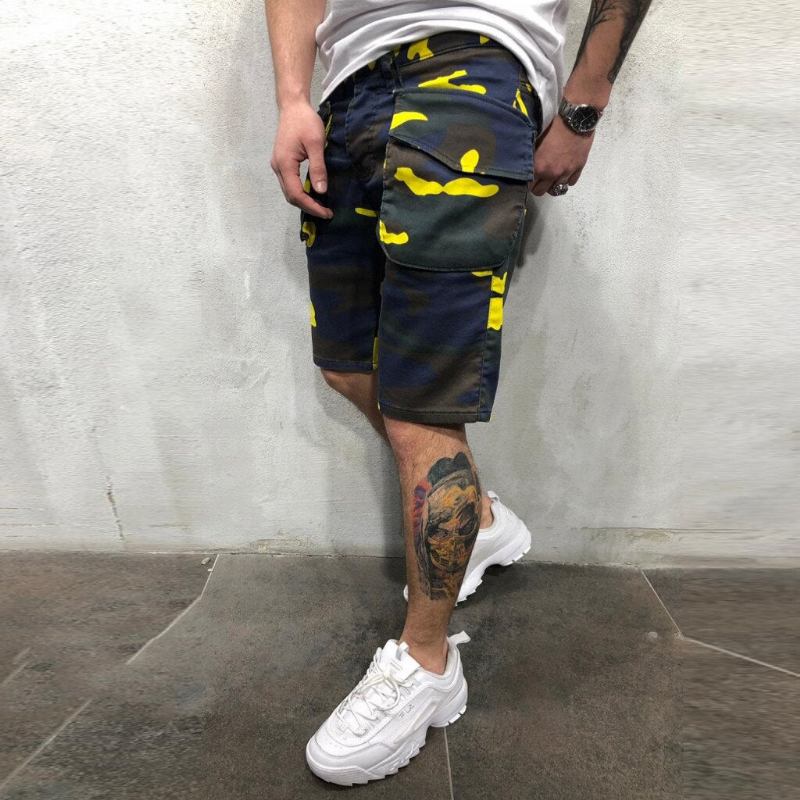 Camouflage Multi-pocket Shorts