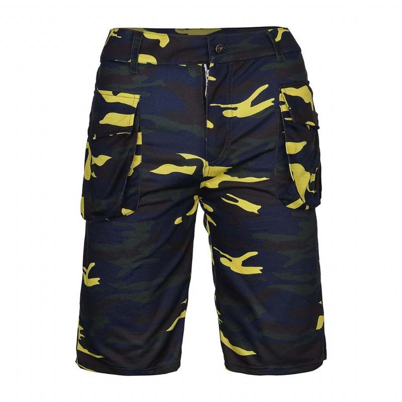 Camouflage Multi-pocket Shorts