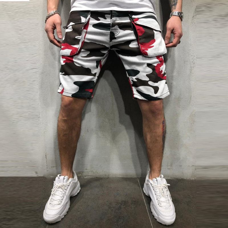 Camouflage Multi-pocket Shorts