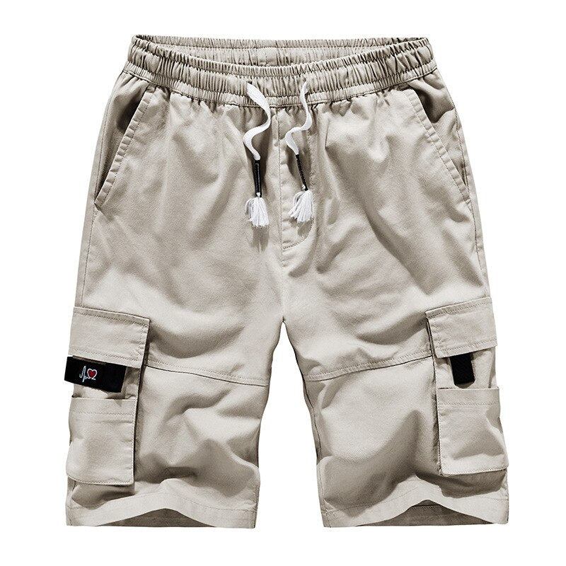 Casual Løse Bomulds Cargo Shorts