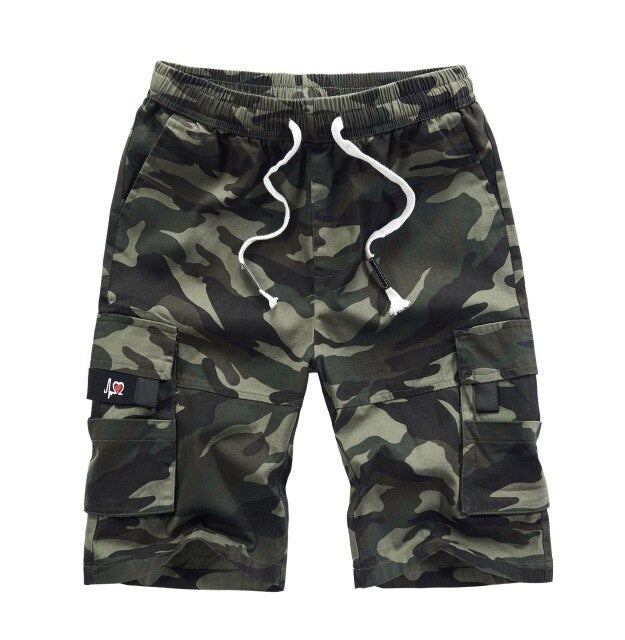 Casual Løse Bomulds Cargo Shorts