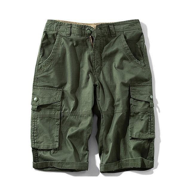 Herre Military Camouflage Cargo Shorts