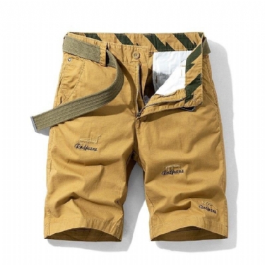 Herre Shorts Casual Cargo-shorts I Bomuld Til Mænd