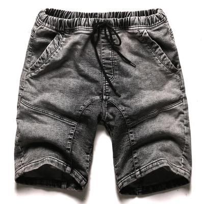 Herre Shorts Denimshorts Med Elastisk Talje