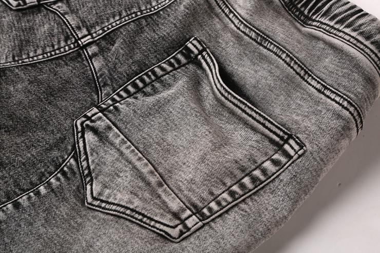 Herre Shorts Denimshorts Med Elastisk Talje