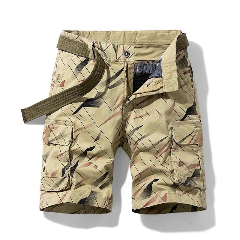 Herre Shorts Fashion Cargo Tactical Loose Short