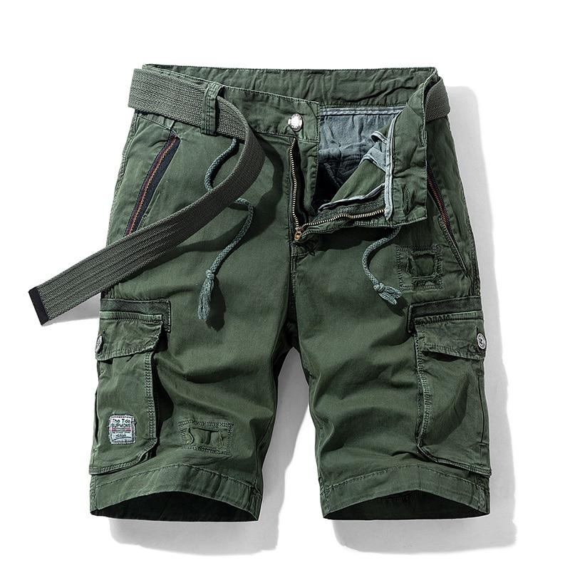 Herre Shorts Knælængde Tactical Cargo Short Med Flere Lommer