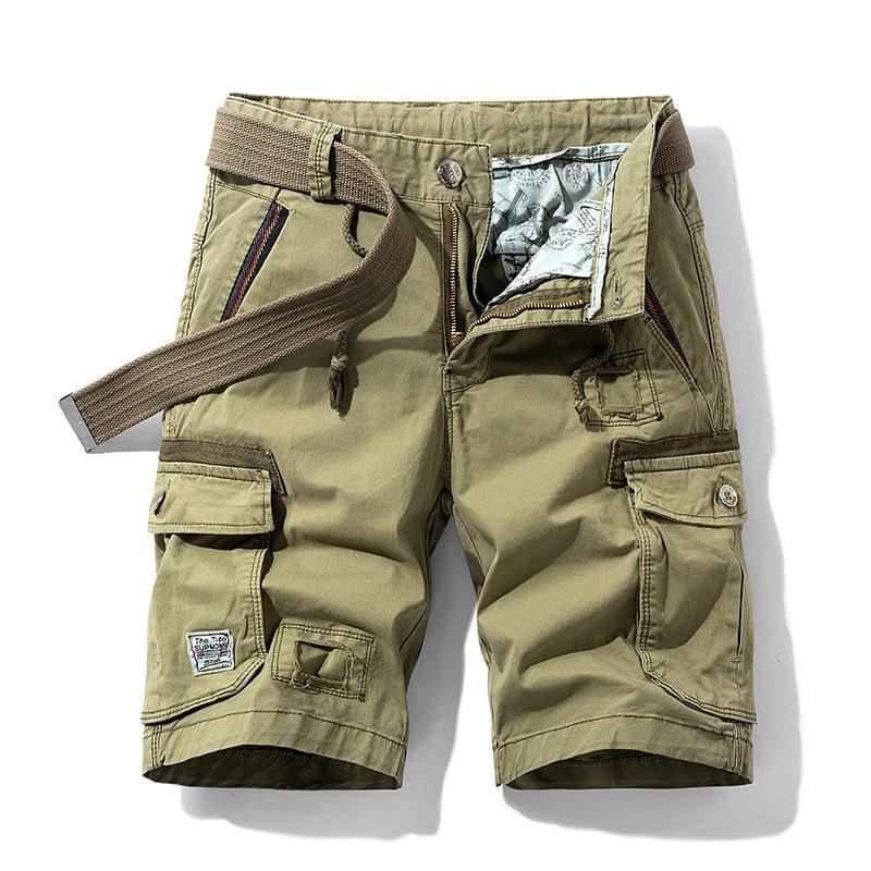 Herre Shorts Knælængde Tactical Cargo Short Med Flere Lommer