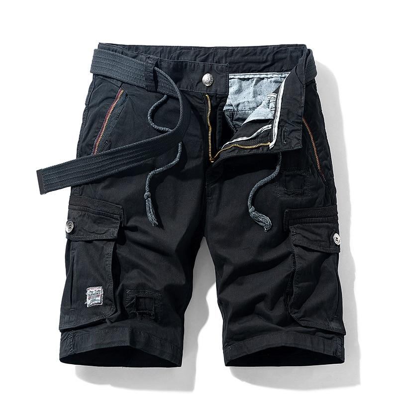 Herre Shorts Knælængde Tactical Cargo Short Med Flere Lommer