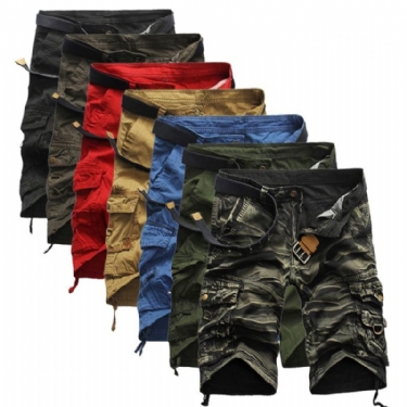 Herre Shorts Komfortable Camo Cargo-shorts Til Mænd