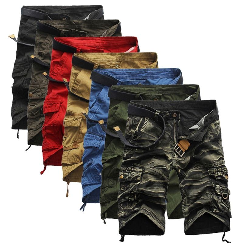 Herre Shorts Komfortable Camo Cargo-shorts Til Mænd