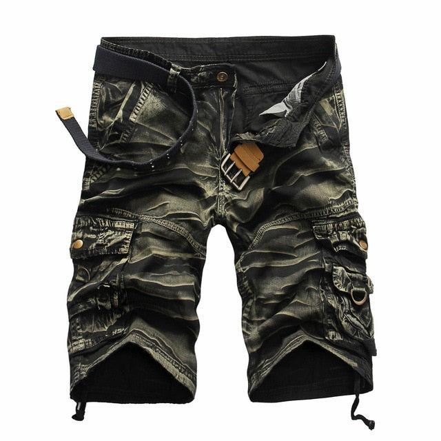 Herre Shorts Komfortable Camo Cargo-shorts Til Mænd